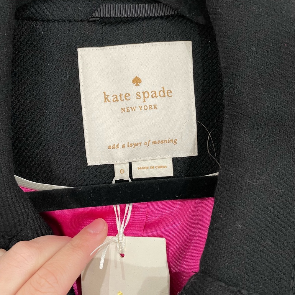 Brand new Kate Spade coat. Too small for my arms - Picture 4 of 5
